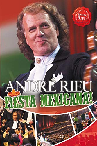 DVD cover featuring André Rieu, with images of orchestras and Mexico.
