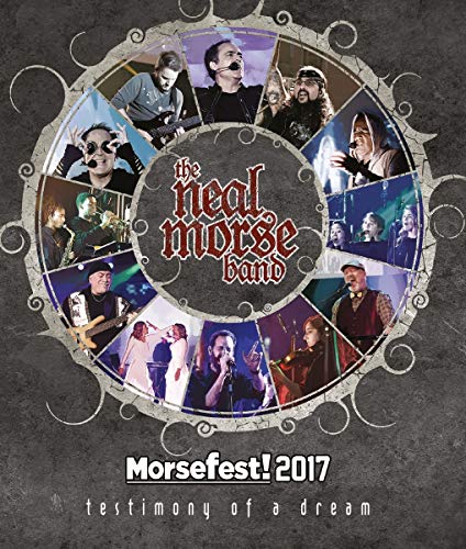 "Morsefest 2017" Blu-ray cover featuring a collage of band members performing on stage.
