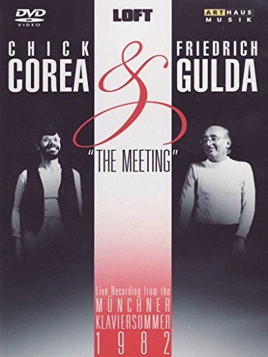 DVD cover featuring Chick Corea and Friedrich Gulda in black and white with red accents.