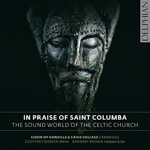 A CD cover featuring a metallic sculpture of a face against a black background.