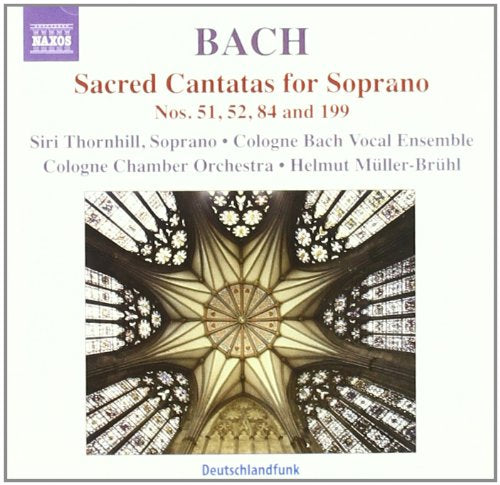 A CD cover featuring a church ceiling with ornate designs and stained glass.