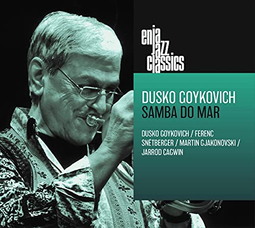 CD cover featuring Dusko Goykovich playing a trumpet, with text details.