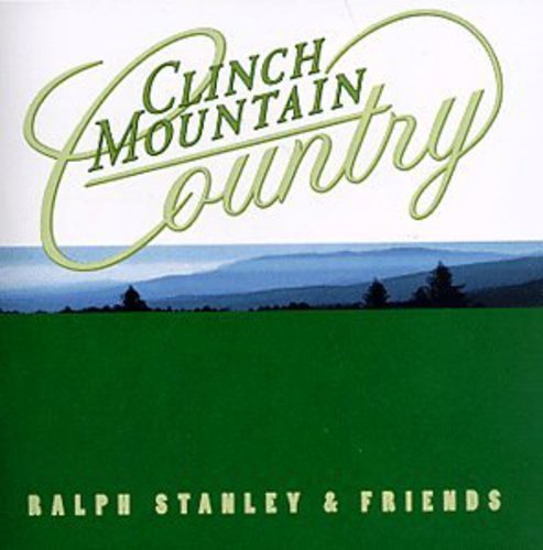 "Album cover with green landscape, white sky, and stylized title 'Clinch Mountain Country'."