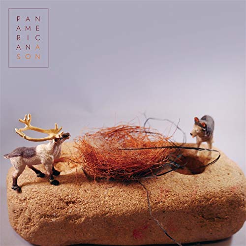 Vinyl album cover for Pan American’s “Son” featuring toy animals and nest.