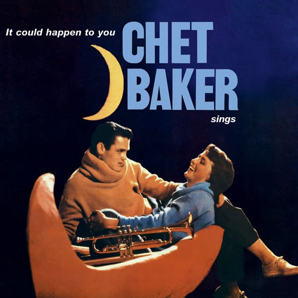 Chet Baker album cover featuring a man with a trumpet and a woman.