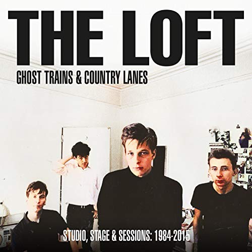 "CD cover featuring four men in black and white clothing, with bold text."