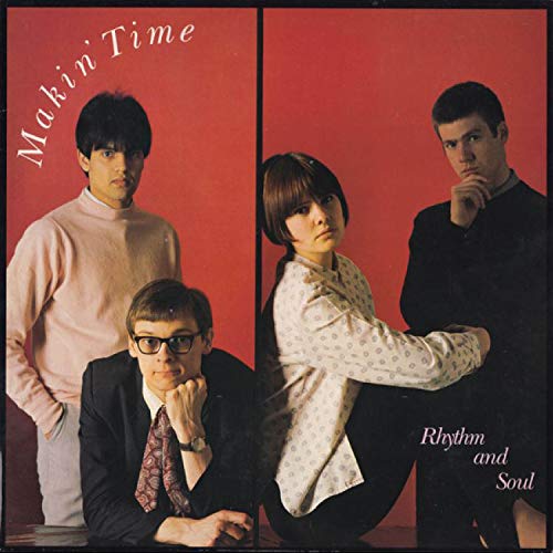 "Makin' Time - Rhythm And Soul" vinyl album cover featuring four men against a red background.