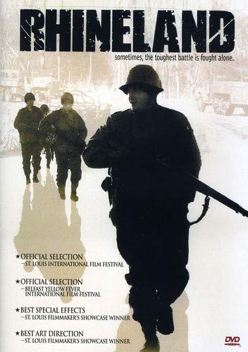 Rhineland" DVD cover depicting soldiers and wartime scenes, explosions visible.