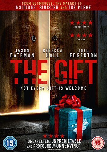 DVD cover for "The Gift" featuring a gift box and a closed door.