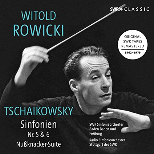 CD cover featuring conductor Witold Rowicki and text “Tchaikovsky Sinfonien.”