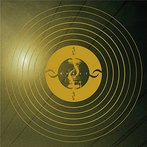 Album cover with gold concentric circles and a central emblem on dark background.