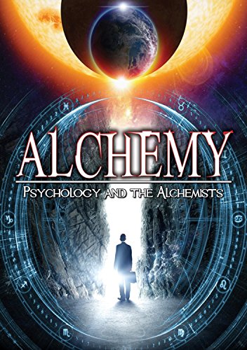 DVD cover for "Alchemy: Psychology and the Alchemists" with a man in a cave.