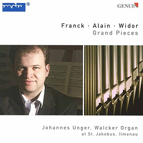 CD cover featuring a man and an organ with white background and text.