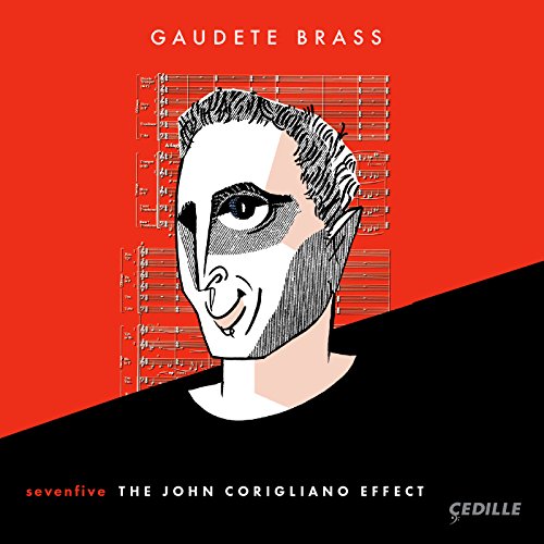 Red and black album cover with stylized illustration of a man's face.