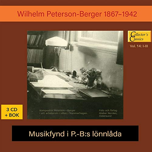 CD cover: black and white photo of a composer's study, text overlay.