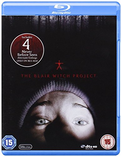 The Blair Witch Project Blu-ray case featuring a close-up of a person's eyes.
