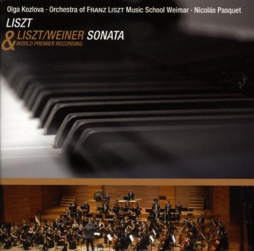 A CD cover featuring piano keys and an orchestra on stage.