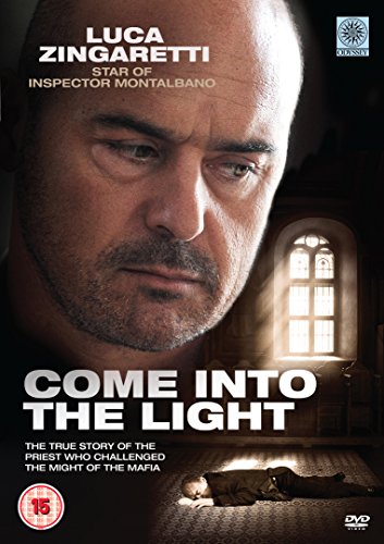DVD cover for "Come Into The Light" featuring Luca Zingaretti’s portrait.