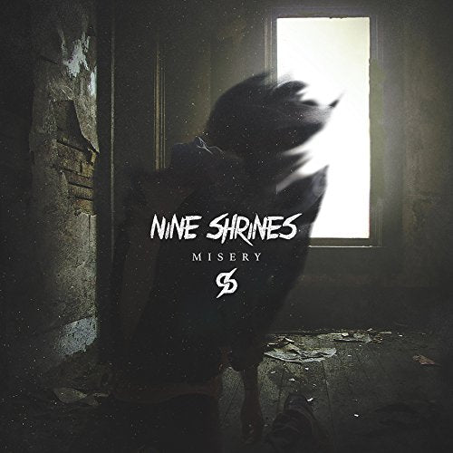 Dark album cover with person in front of a window, text "Nine Shrines Misery".