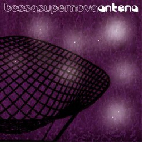 "CD cover featuring a black satellite dish against a purple, starry background with white text."