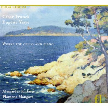 "CD cover featuring a serene seascape painting with white text and yellow accents."