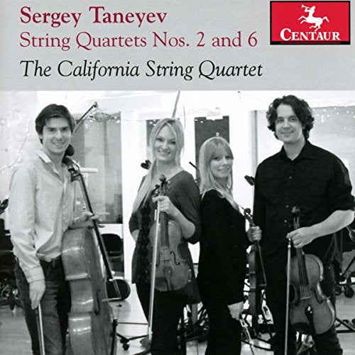 "CD cover featuring black and white photo of four musicians with string instruments."