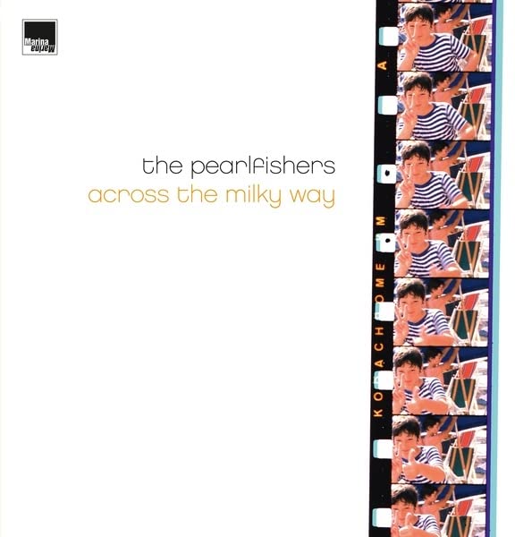 Vinyl album cover for The Pearlfishers’ “Across The Milky Way” with filmstrip imagery.