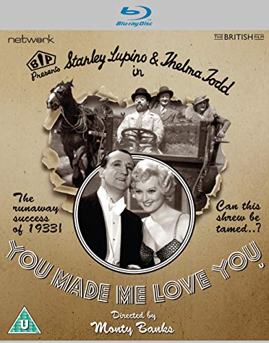 You Made Me Love You" Blu-ray cover featuring vintage film stills and actors.
