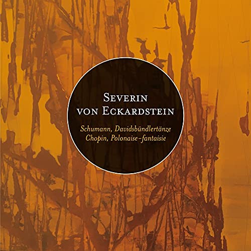 CD cover for Severin von Eckardstein featuring abstract orange and black design.
