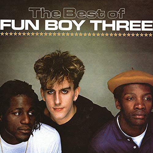 Album cover featuring the three members of Fun Boy Three against a grey background.