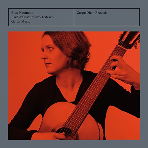 A CD cover featuring a woman playing a guitar, with a red-toned image.