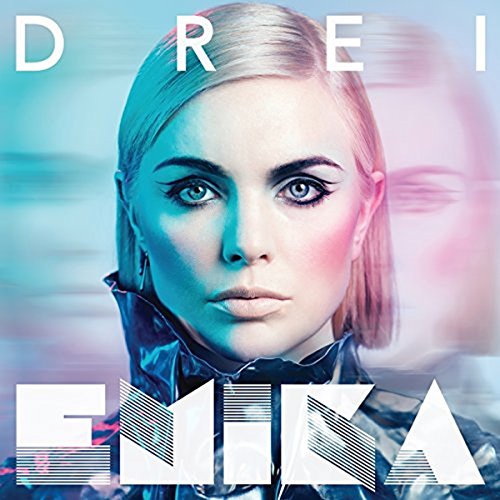Album cover with a woman's face and the text "DREI EMIKA".
