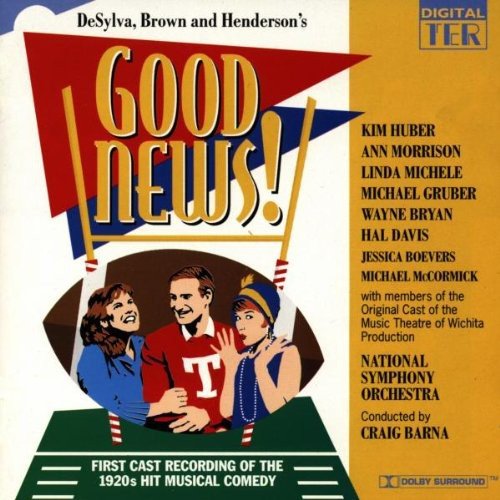 CD cover for “Good News!” musical, featuring illustrated cast members.