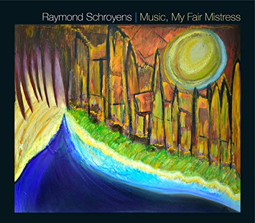 CD cover art: abstract landscape with blue foreground and golden trees.