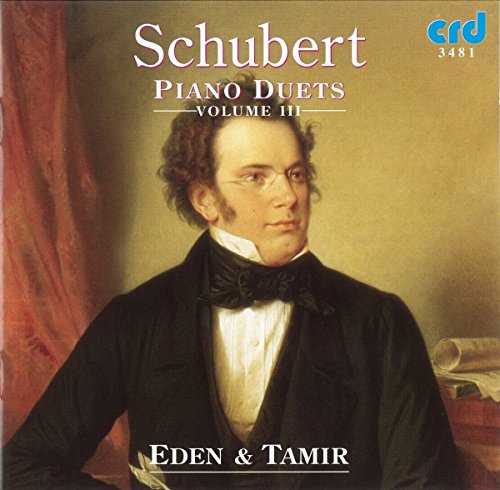 CD cover featuring a portrait of Franz Schubert in a black tuxedo.