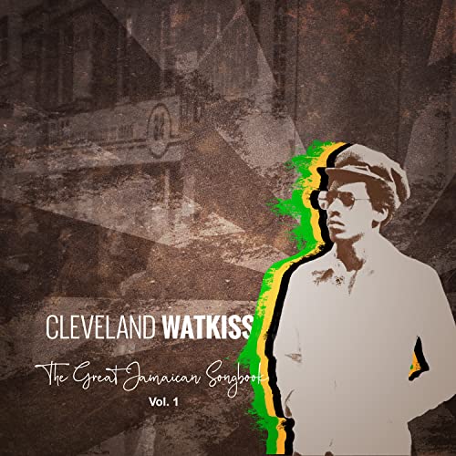 CD cover featuring Cleveland Watkiss portrait with Jamaican flag colors.