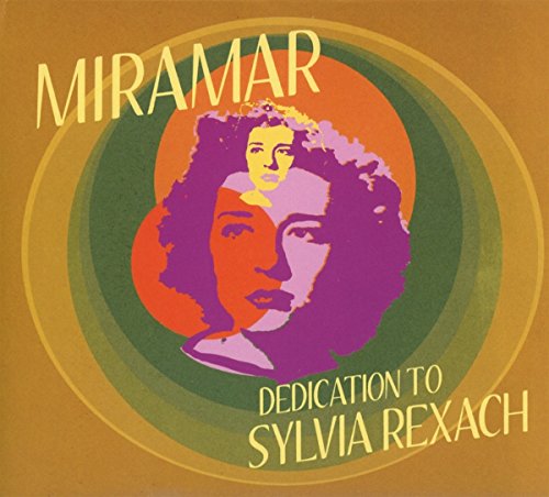 CD cover with concentric circles and a portrait of Sylvia Rexach.