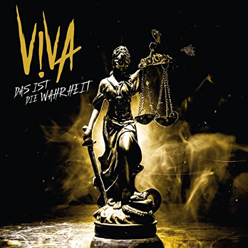 CD cover: golden statue of Lady Justice against a dark background.