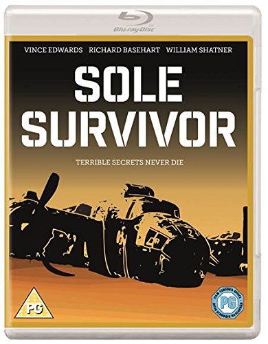 "Sole Survivor" Blu-ray case with a crashed helicopter on an orange background cover.