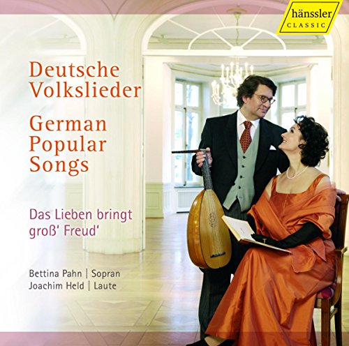 CD cover: man with lute, woman seated, classical interior.
