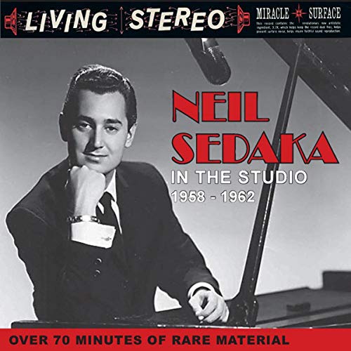 Neil Sedaka album cover, portrait of a man at a piano.