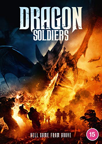 DVD cover for "Dragon Soldiers" featuring a dragon attacking soldiers.