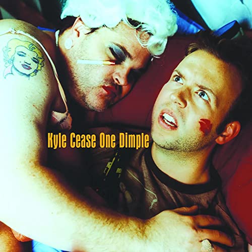 CD cover for Kyle Cease’s “One Dimple” featuring two men with dramatic makeup.