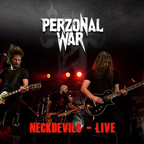 Perzonal War band performing live on stage, CD+DVD packaging shown.