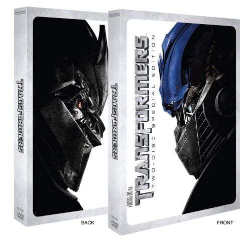 Transformers 2-Disc Special Edition DVD case, showing robot faces on front and back.