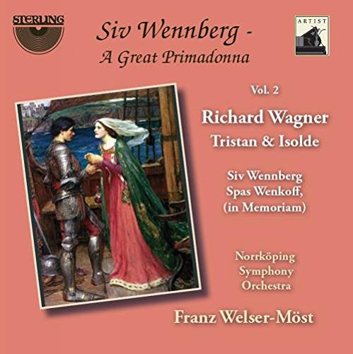 CD cover with medieval couple illustration on salmon background.