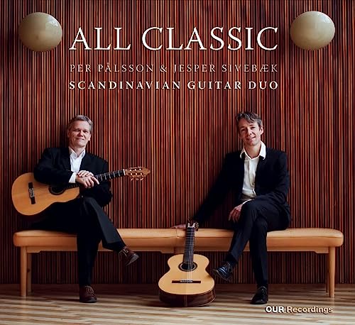 CD cover featuring two guitarists, Per Palsson & Jesper Sivebæk.