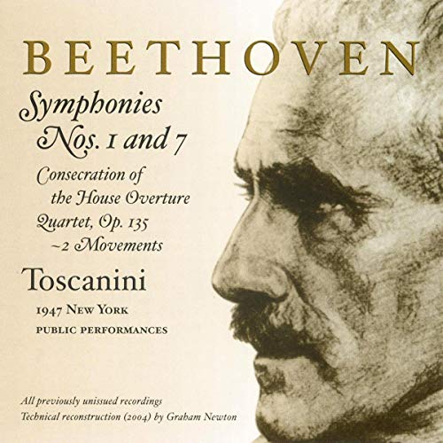 CD cover: Beethoven symphonies conducted by Arturo Toscanini, 1947.