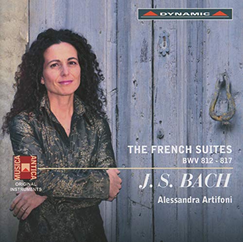 CD cover featuring pianist Alessandra Artifoni and text “J.S. Bach.”