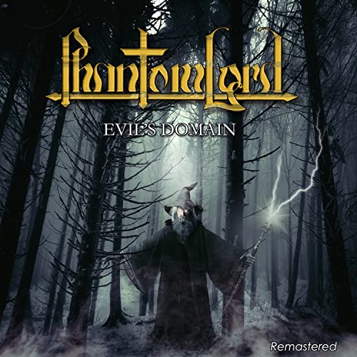 CD cover: dark forest, cloaked figure with staff, “Phantom Lord” text.
